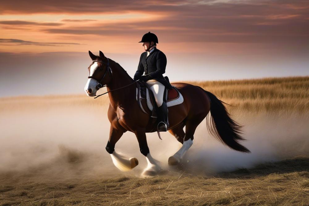 endurance-riding-with-a-clydesdale-horse