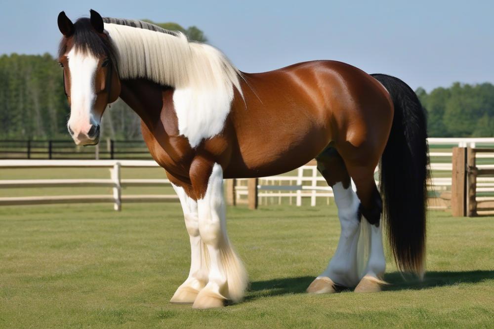 grooming-and-care-of-a-clydesdale-horse