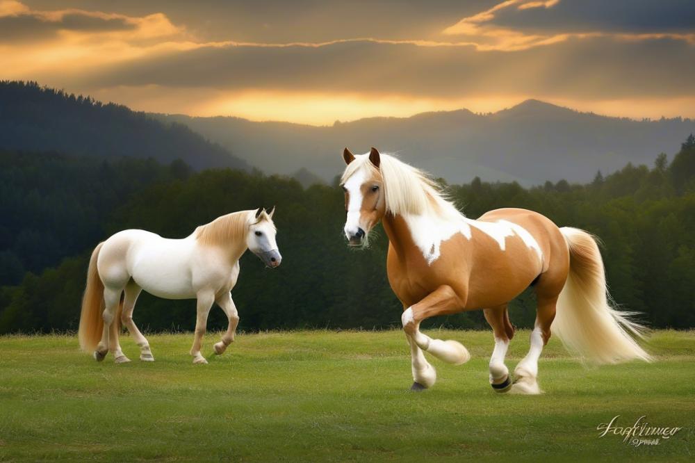 haflinger-vs-hanoverian