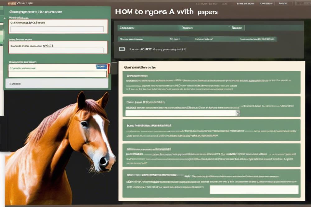 how-to-register-a-horse-with-no-papers