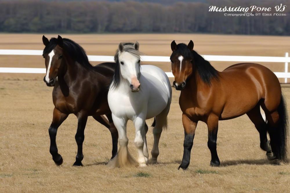 mustang-vs-welsh-ponies